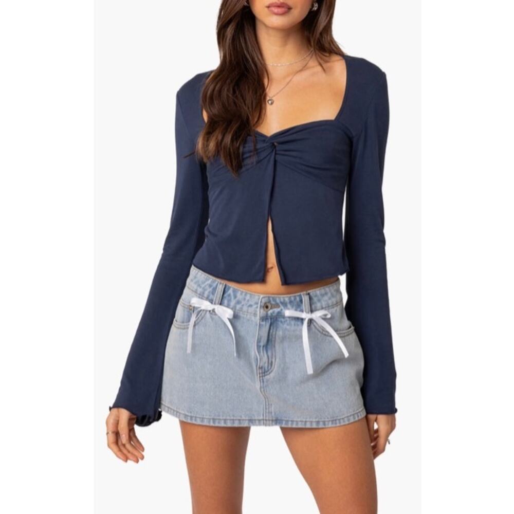 Edikted Maxine Twist Split Front Top NWT size‎ medium